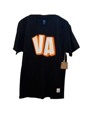 VAST Graphic Tee Black Orange Mens Large NWT